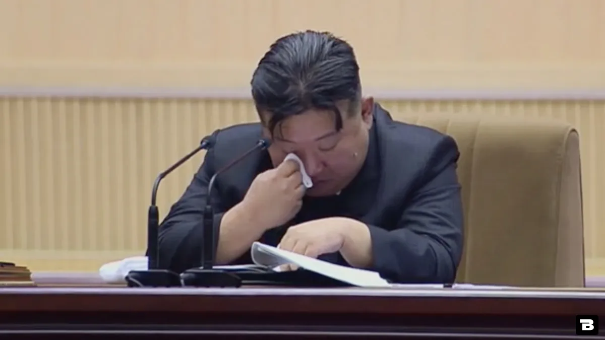 kim jong un breaks down