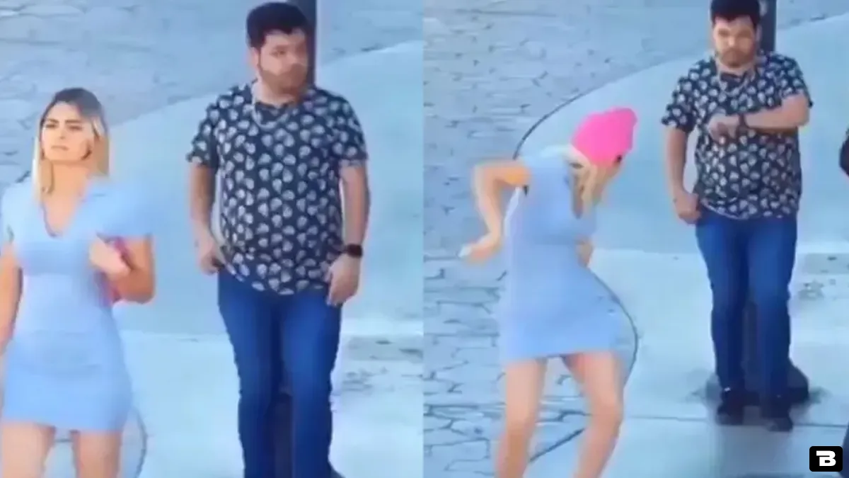 boy ogles tries to flirt with hot girl