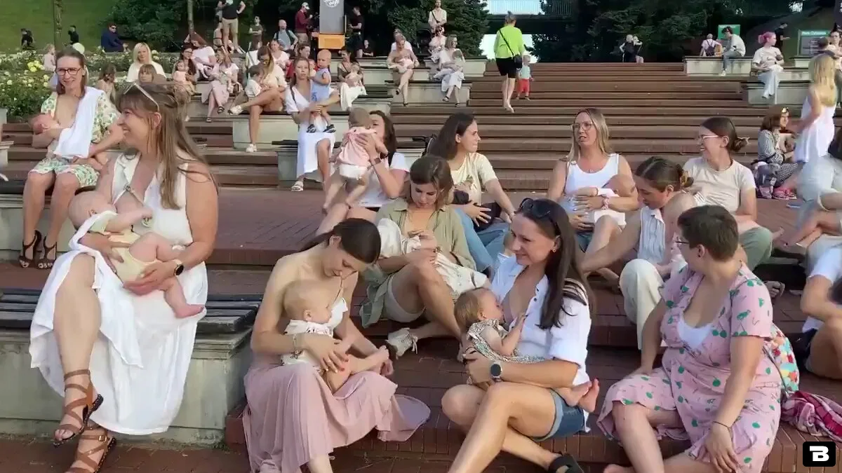 breastfeeding poznan park