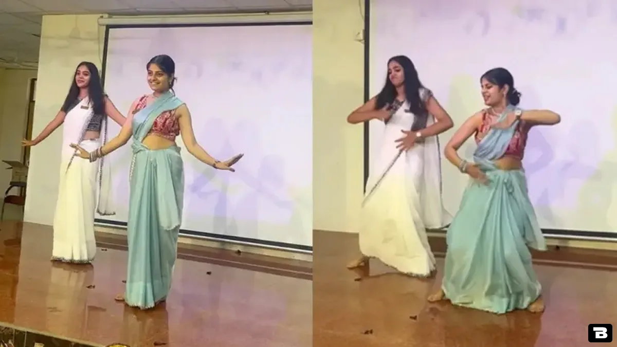 girls dazzle in sarees with sharara