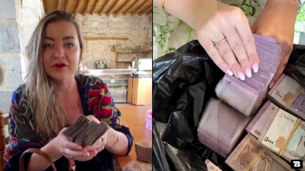 influencer shows the extent of inflation in syria