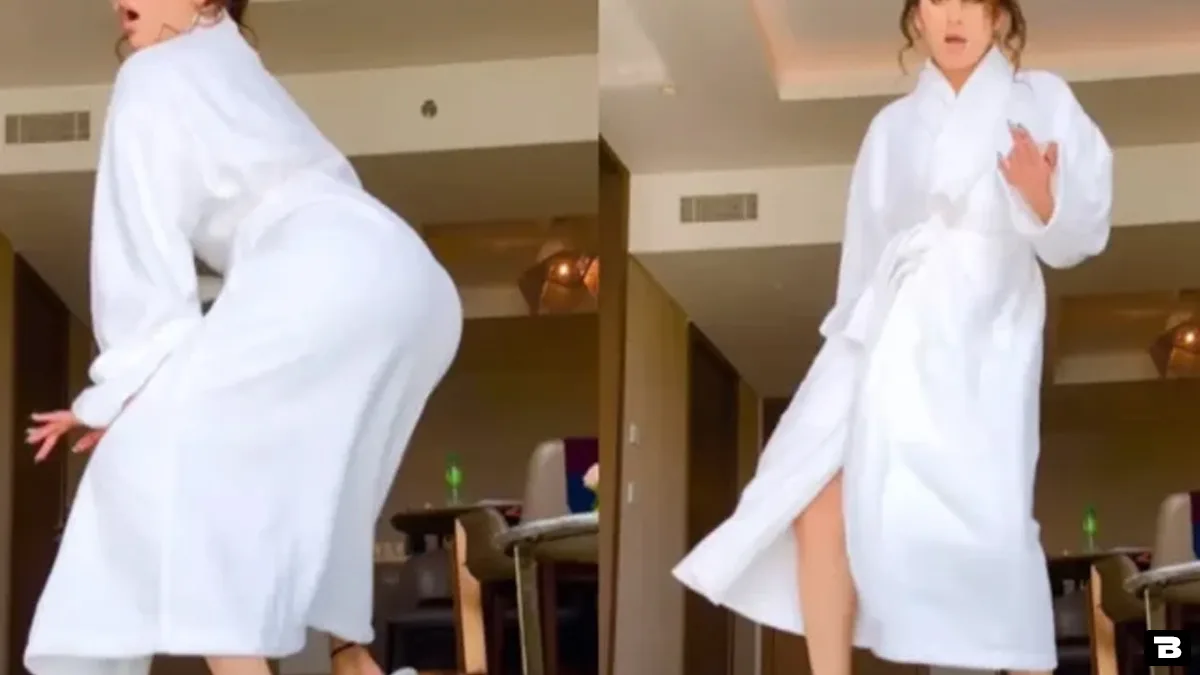 urvashi rautela in bathrobe tries bad girl trend