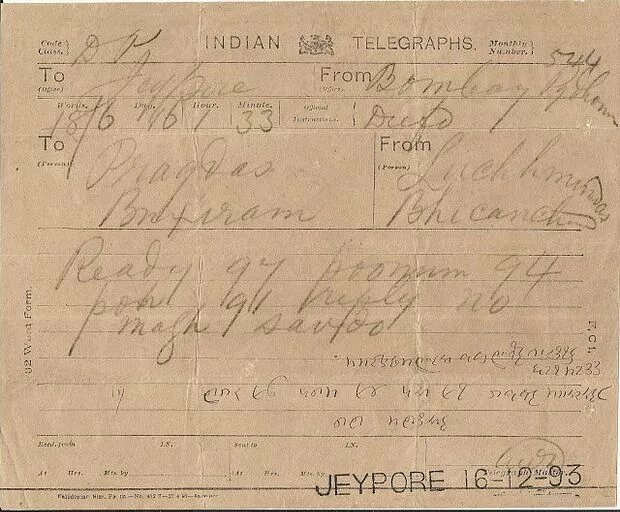 Indian Documents during Pre-Independent