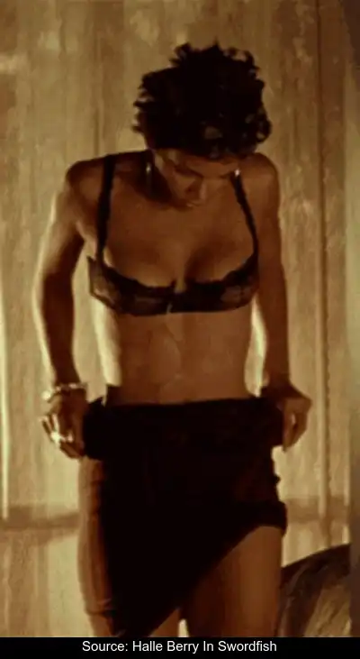 Halle Berry In Swordfish sexy scene Halle Berry In Swordfish sexy scene