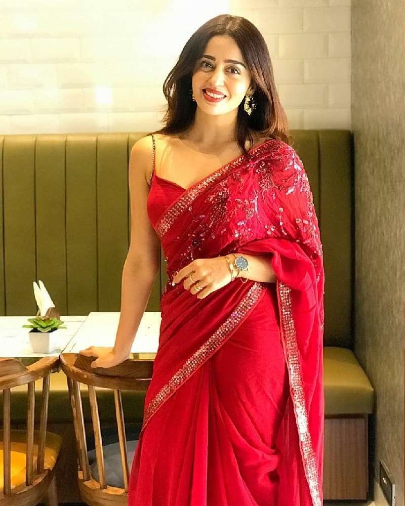 nehha pendse red saree indian tv actress 1 nehha pendse red saree indian tv actress 1