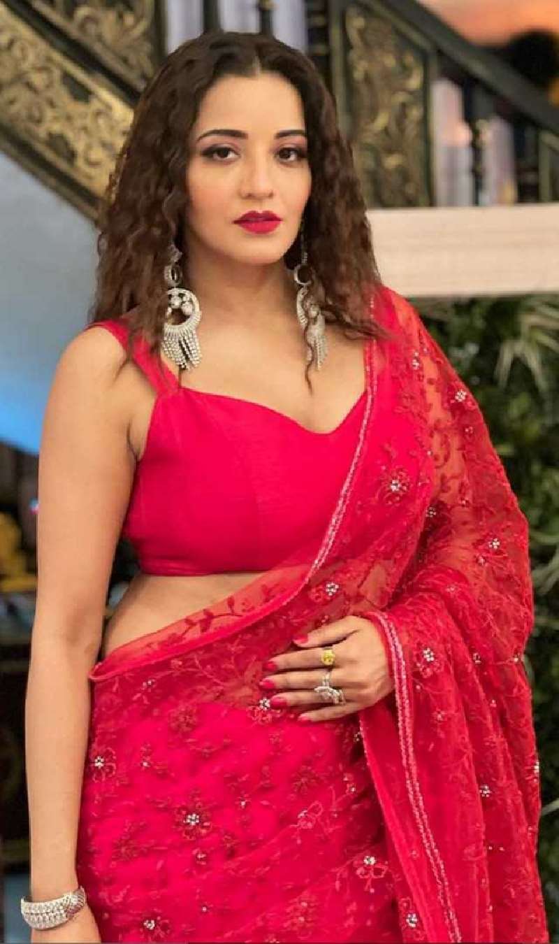 monalisa red saree indian tv actress 4 monalisa red saree indian tv actress 4