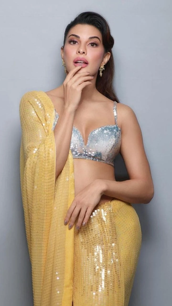 jacqueline fernandez yellow saree bollywood actress jacqueline fernandez yellow saree bollywood actress