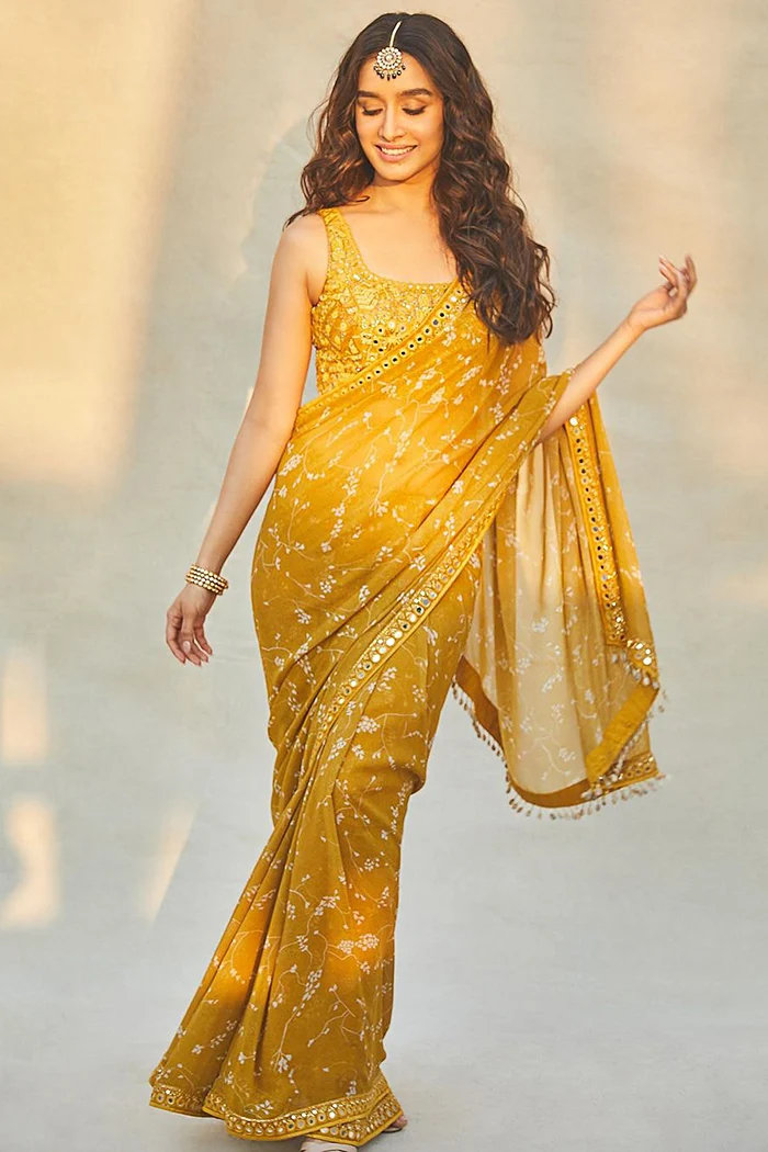 shraddha kapoor yellow saree bollywood actress shraddha kapoor yellow saree bollywood actress