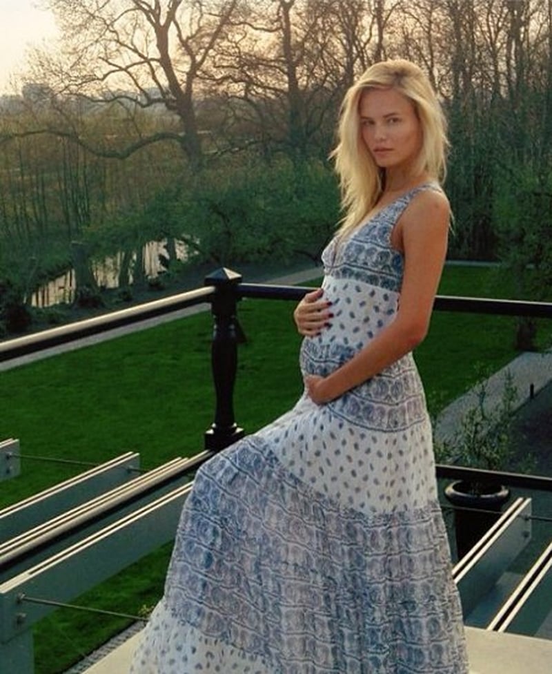 Supermodel Natasha Poly announces pregnancy