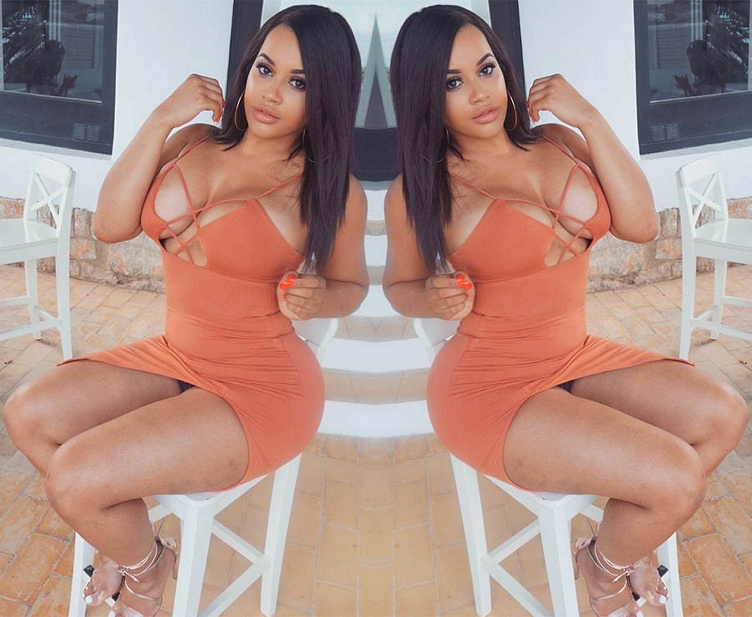 Lateysha Grace flashes knickers and boobs in most revealing dress to date