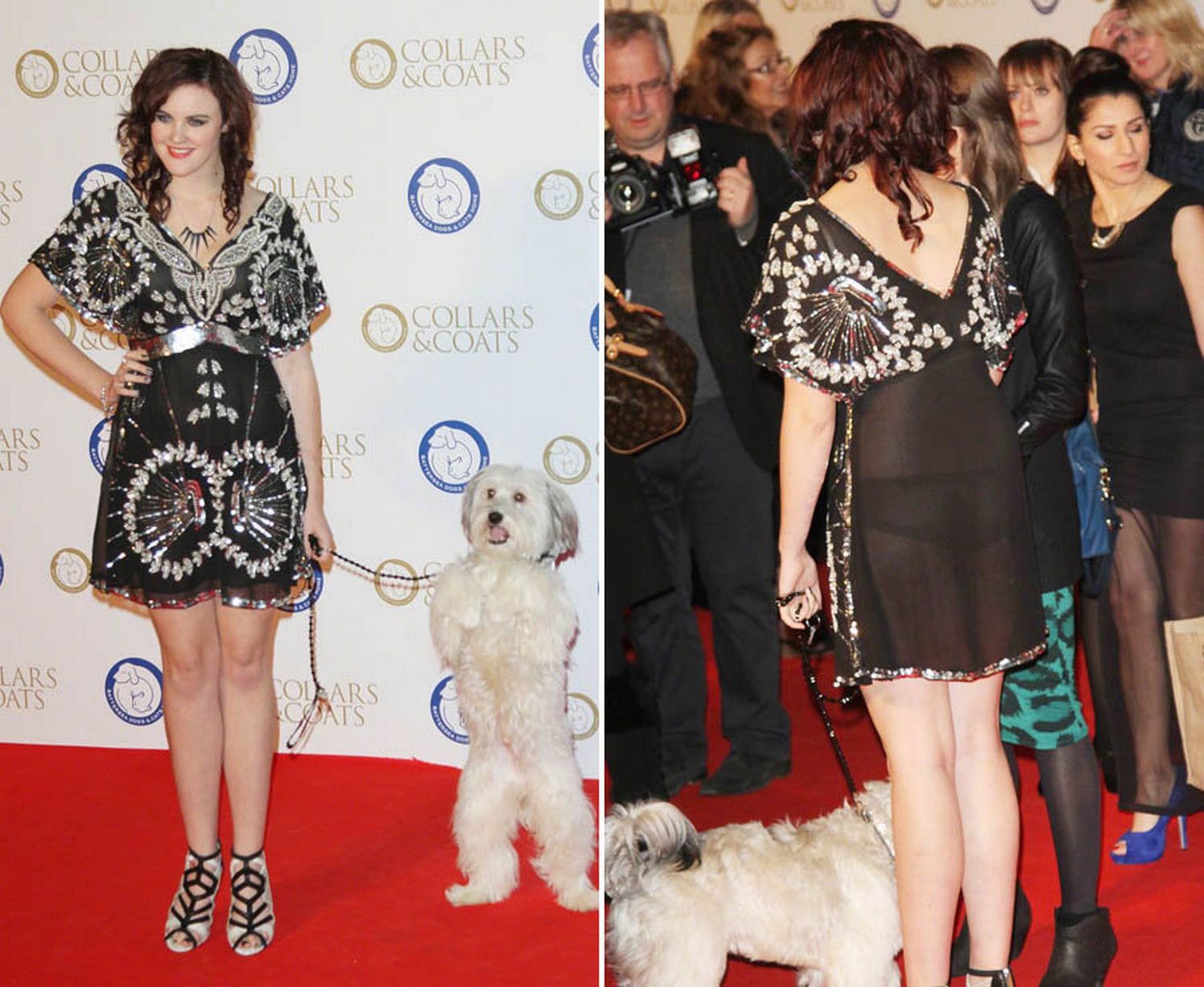 Ashleigh Butler's dress turned see-through under the photographer's flash