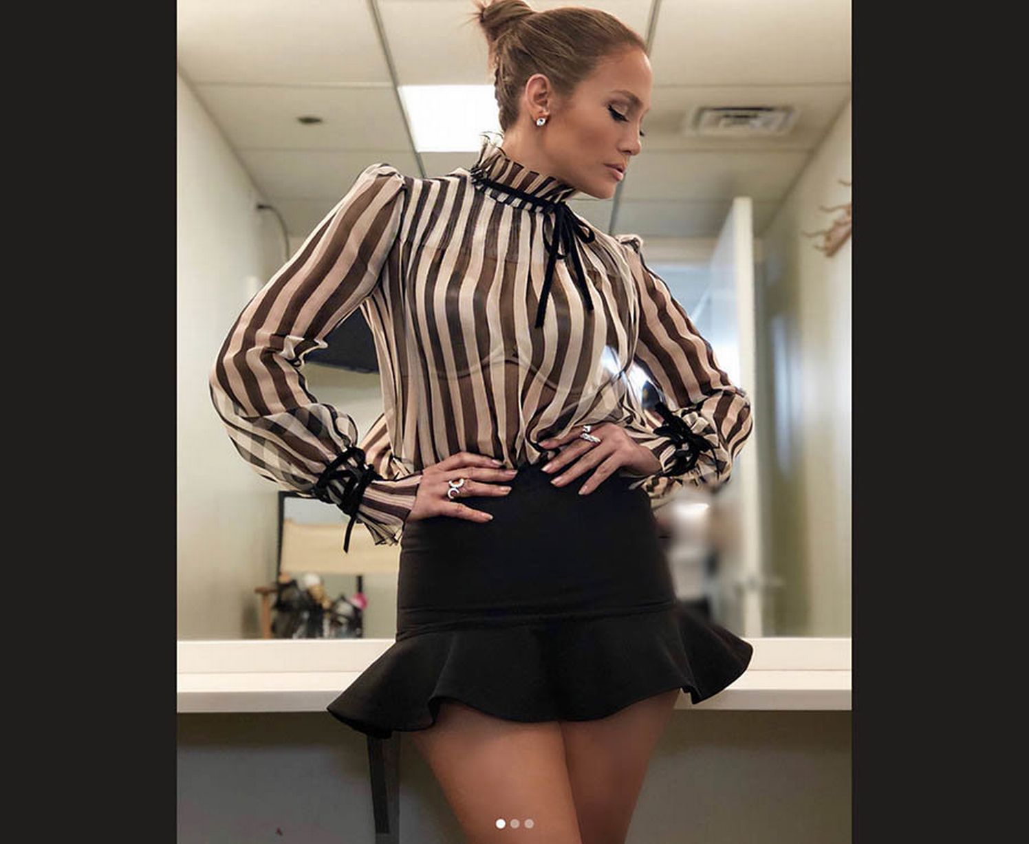 Jennifer Lopez, 48, puts on EYE-POPPING display in completely see-through blouse
