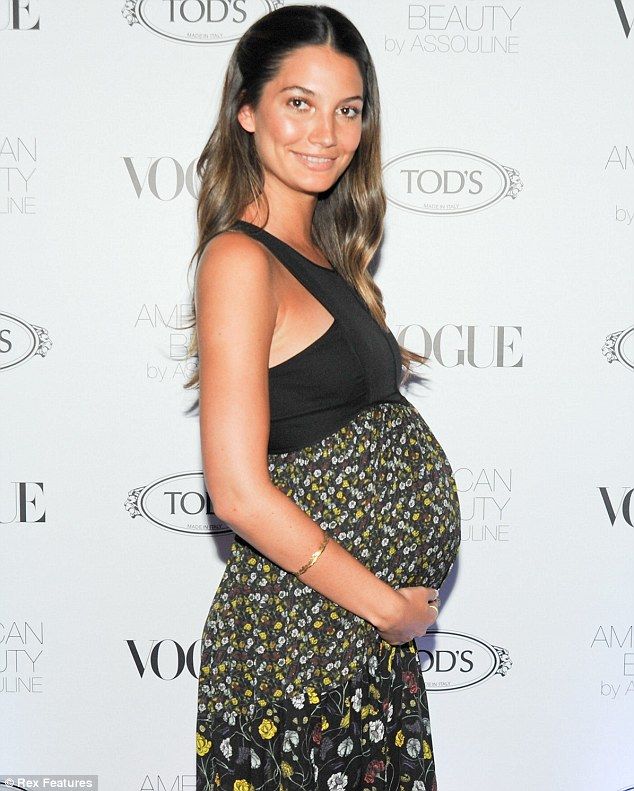 Pregnant Lily Aldridge's bump is the main attraction at NYC soiree as she  gets showered with attention